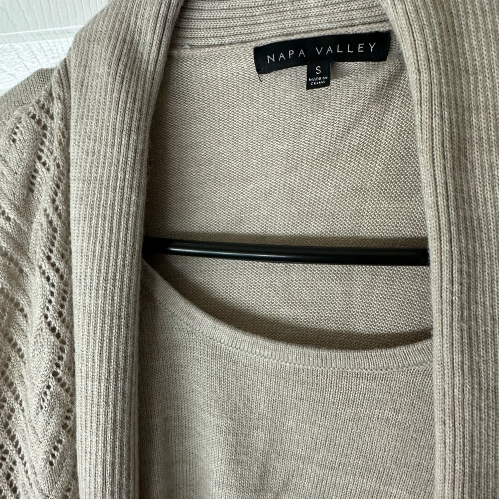 Napa Valley Women's Cardigan in Soft Beige